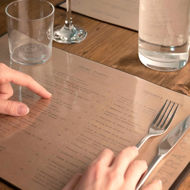 Picture of RISTO PLACEMAT MENU A3 ONE POCKET